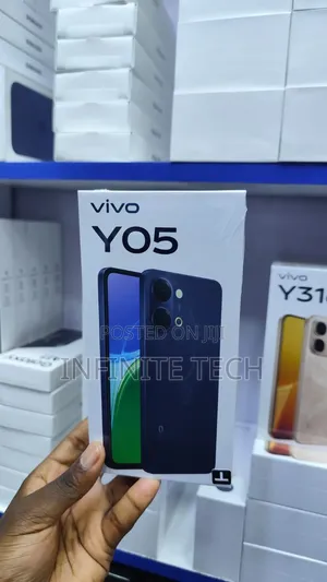 New Vivo Y05 64 GB Black