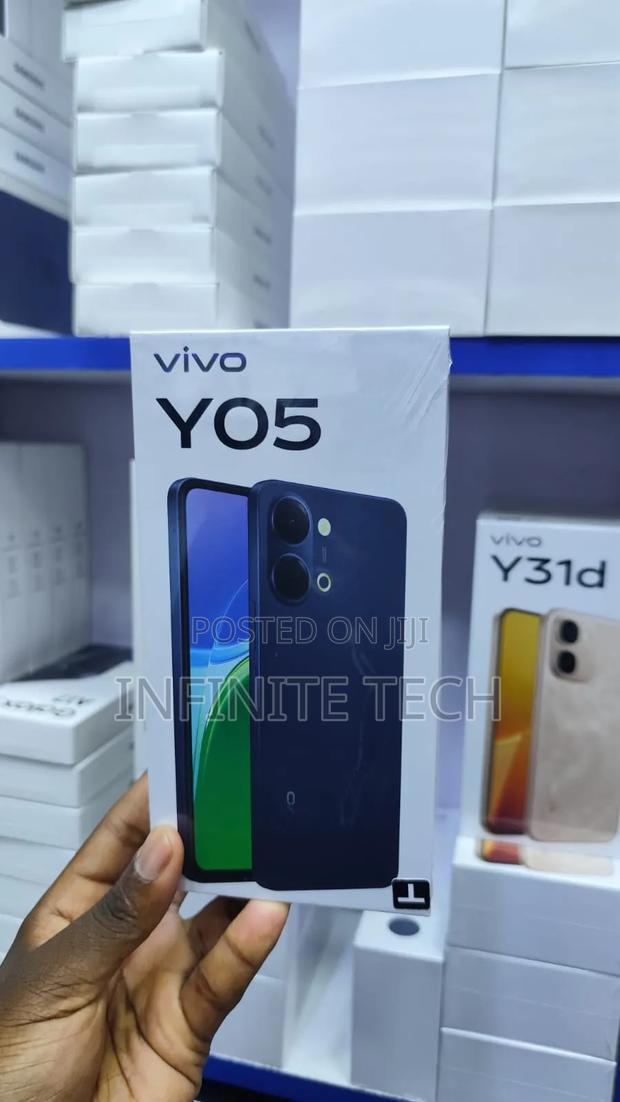 New Vivo Y05 64 GB Black - thumbnail 3