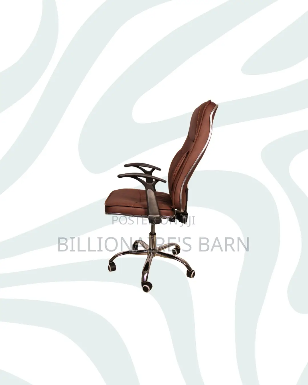 Ergonomic Executive Leather Chair High Back for Long Sitting Hours