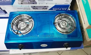 Ailyons Metallic Stainless Steel - 2 Burner Table Cooker