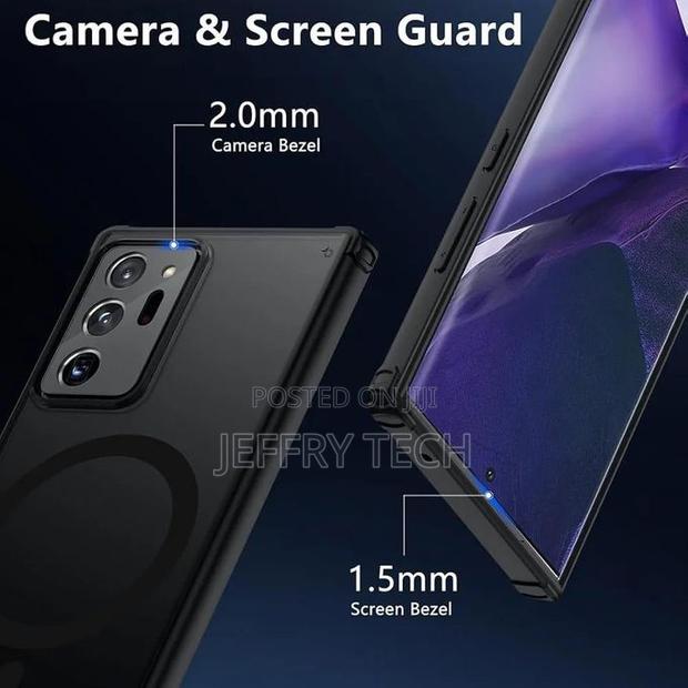 Samsung Galaxy Note 20 Ultra Case, Magnetic Translucent Matte - thumbnail 2