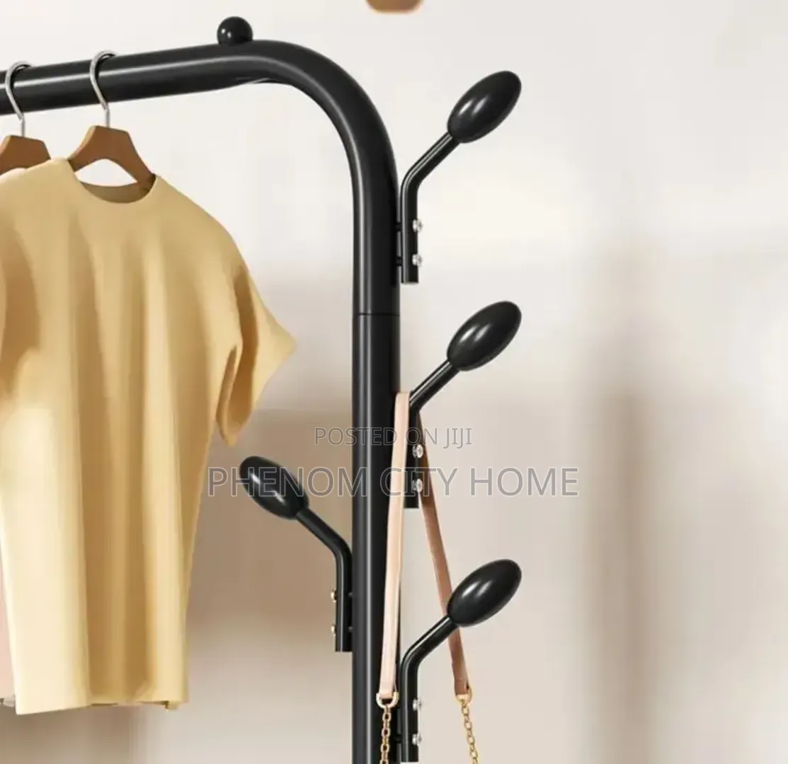Double Tier Multifunctional Movable Clothe Rack