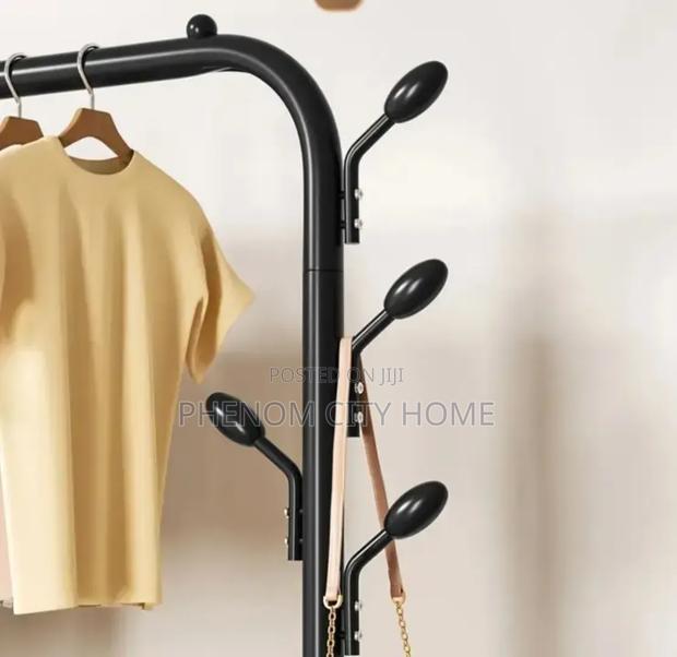 Double Tier Multifunctional Movable Clothe Rack - thumbnail 4