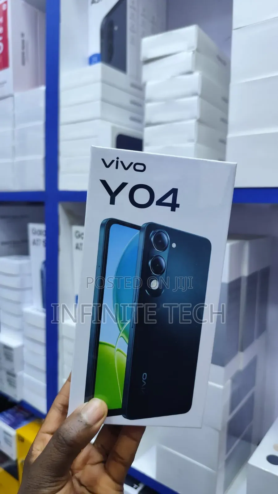 New Vivo Y04 64 GB Black