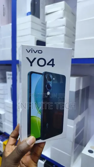 New Vivo Y04 64 GB Black