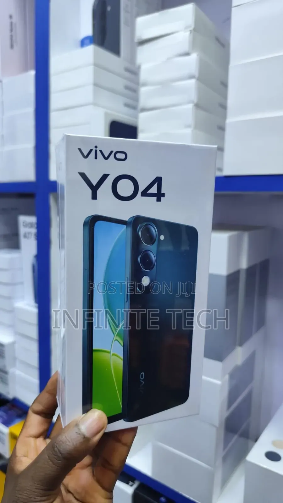 New Vivo Y04 64 GB Black