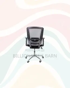 Practical Barn Origin Chair Mid Back Chrome for Long Sitting Hours
