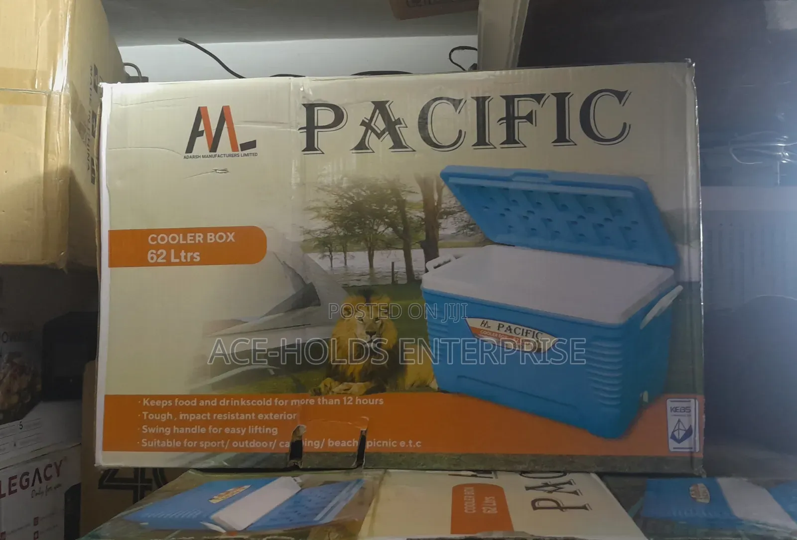 62 Litres Capacity Pacific Cooler Box Ice Bucket