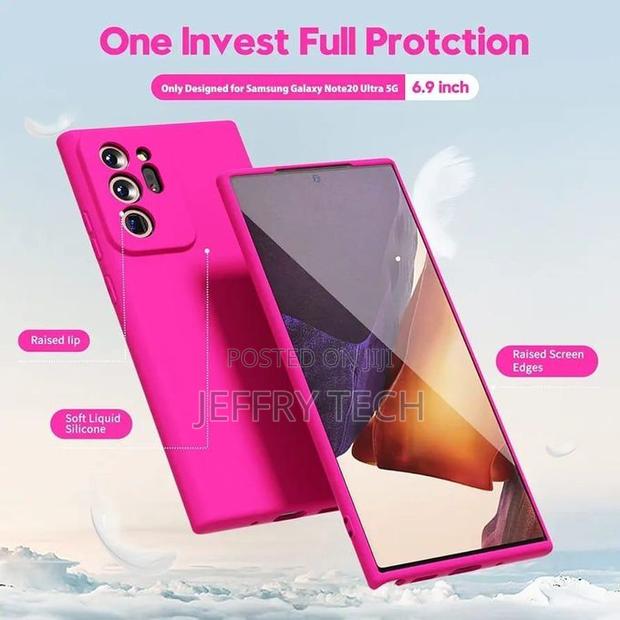 Samsung Galaxy Note 20 Ultra Phone Case Liquid Silicone, Slim Soft Rub - thumbnail 2