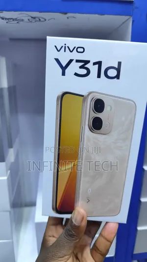 New Vivo Y31d 128 GB Black