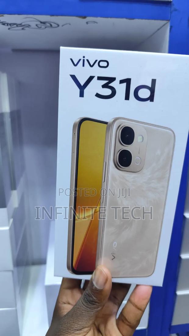 New Vivo Y31d 128 GB Black