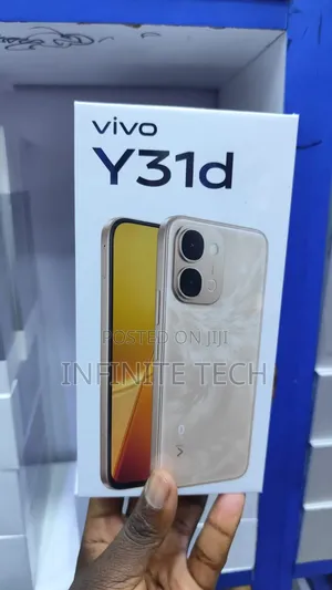 New Vivo Y31d 128 GB Black