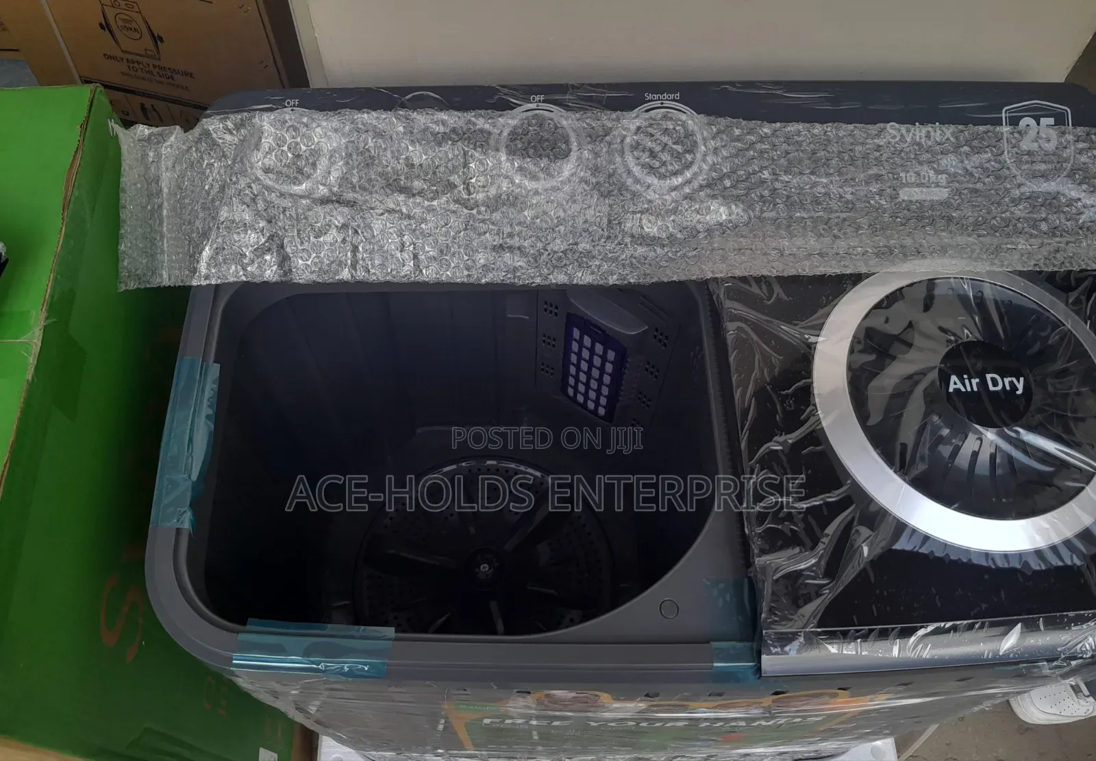 Syinix 10kgs Top Load Twin Tub Washing Machine - Air Dry Technology