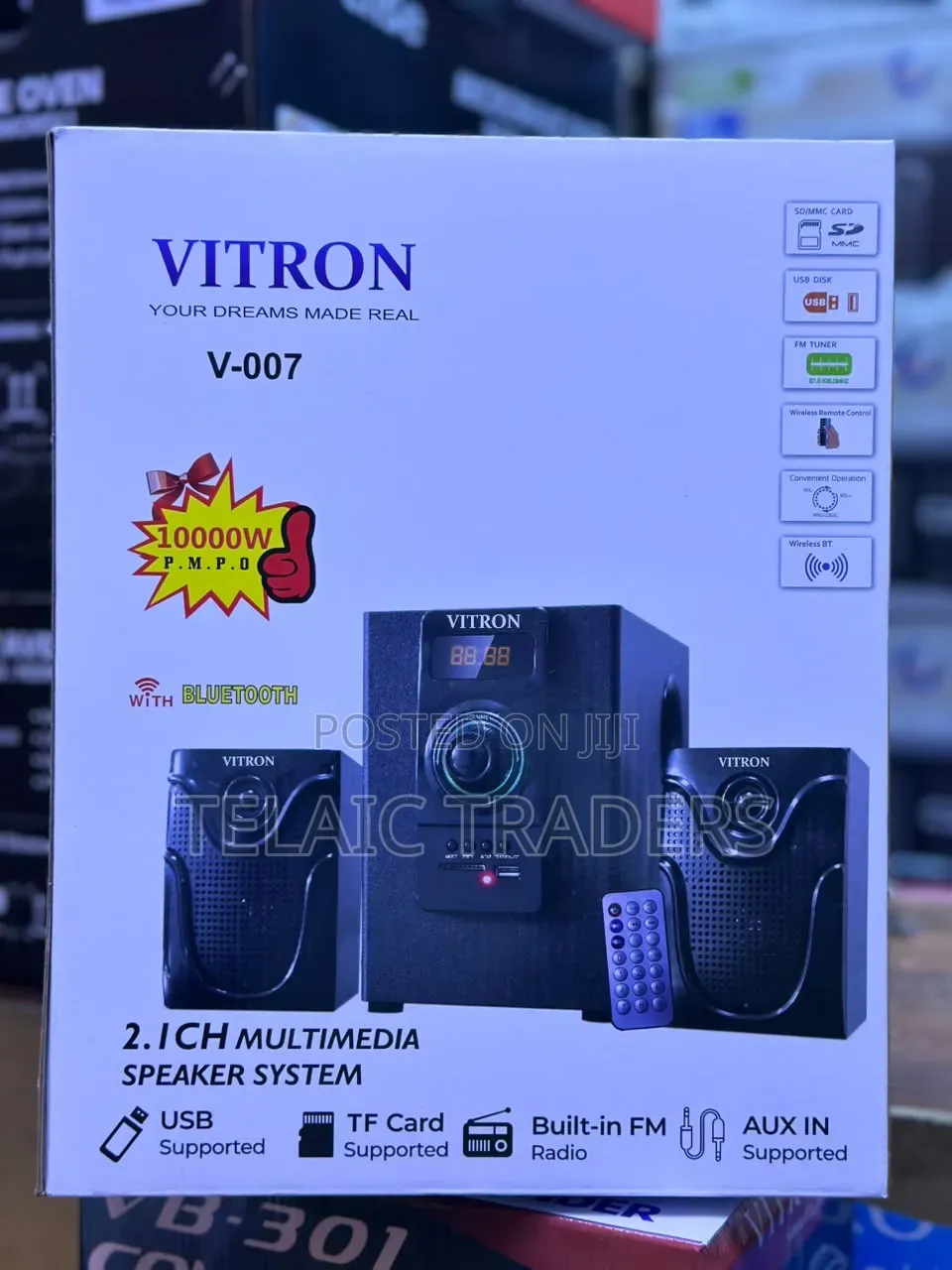 Vitron v-007 2.1 Multimedia Speaker System