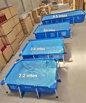 Kids Family Outdoor Swimming Pool – Portable Intex Frame Pool