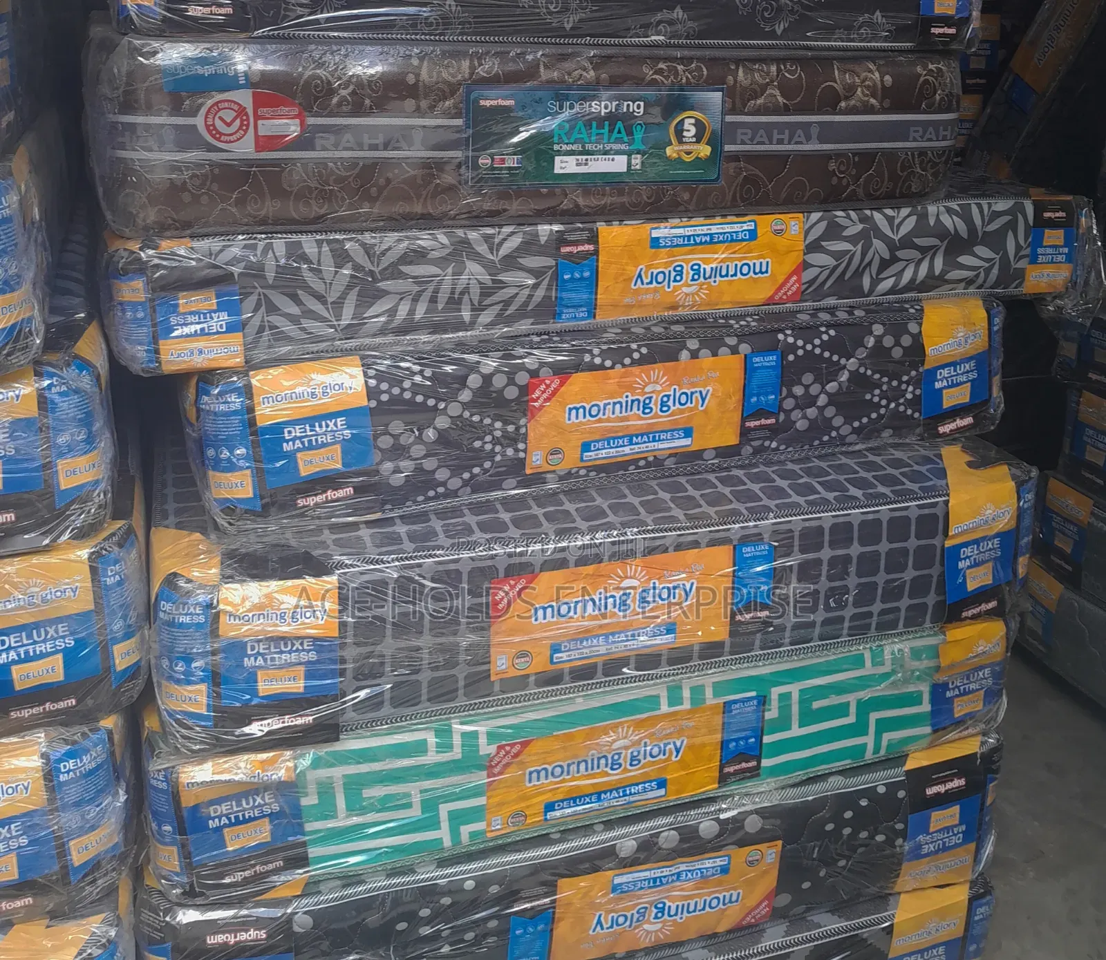 Quality Deluxe 5*6 8 Inches Thick Morning Glory Quilted Mattress