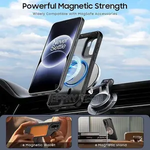 Magnetic for Oneplus 15r Case Translucent Matte Shockproof Phone Case