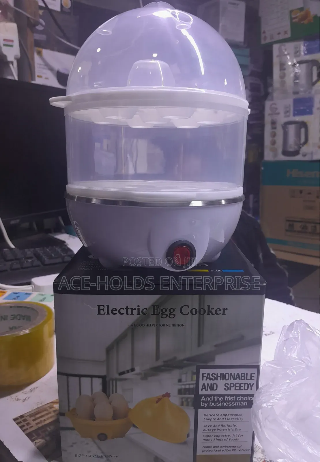 Electric Double Eggs Boiler - 14 Eggs Capacity