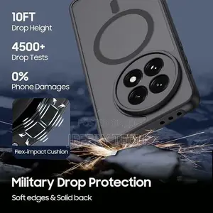 Oneplus 13r Case Translucent Matte Shockproof Phone Case With Camera