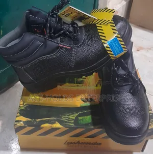Quality Leather Safety Shoes – Lushunda (All Sizes Available)