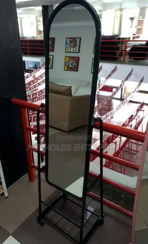 Imported Quality Dressing Mirror With Fitted Shoe Rack With Wheels