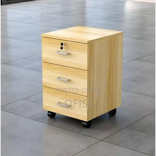 Office Cabinet; 3 Drawer Mobile Pedestal Office Cabinet