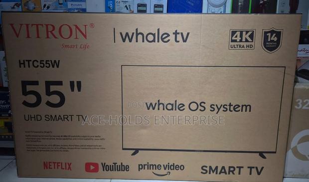 Whale Os - Vitron 55 Inches Uhd Smart Tv (Htc55w)
