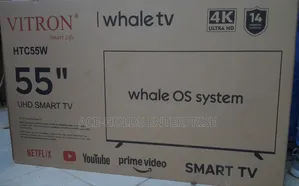 Vitron 55-Inch Uhd Smart Tv – Whale Os System (Htc55w)