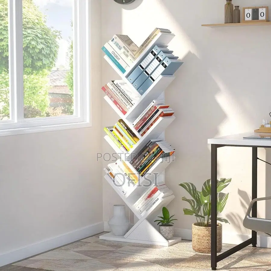 Bookshelf; 8 Tier Home Office Tree Bookshelf