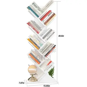 Bookshelf; 8 Tier Home Office Tree Bookshelf
