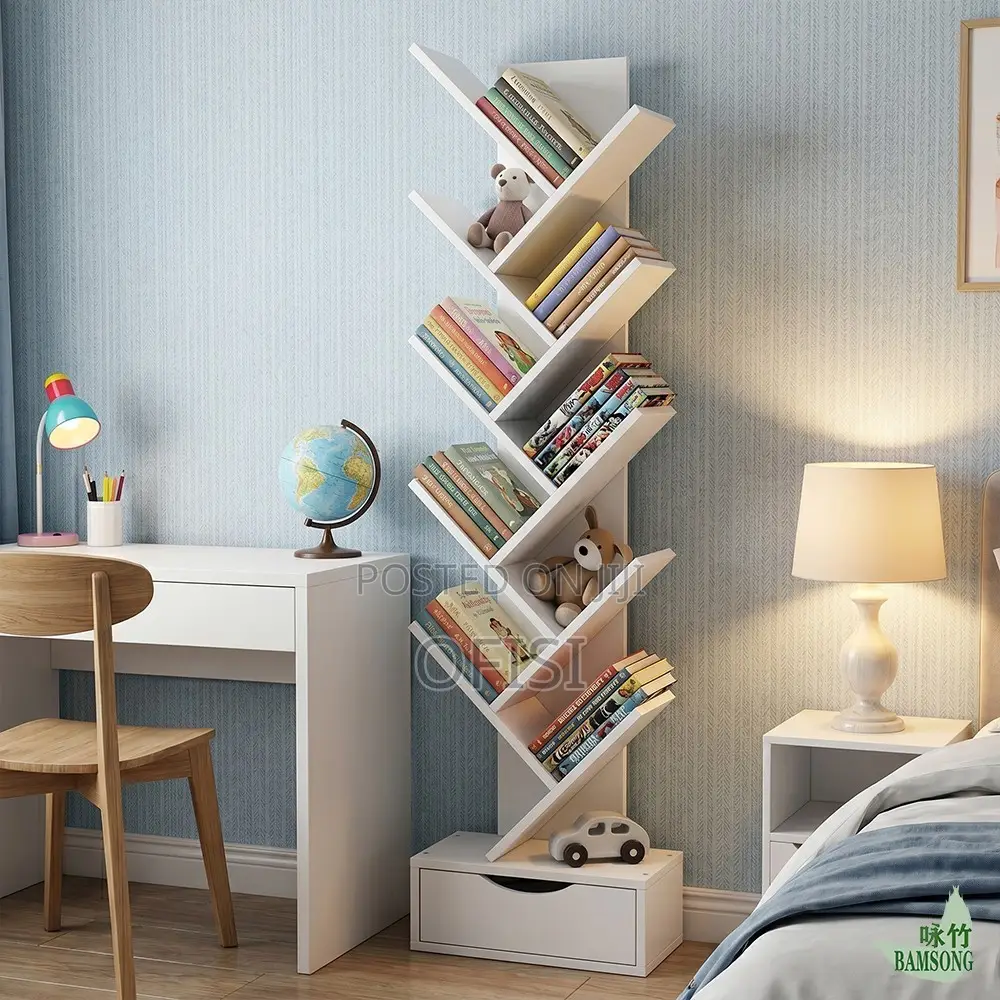 Bookshelf; 8 Tier Home Office Tree Bookshelf
