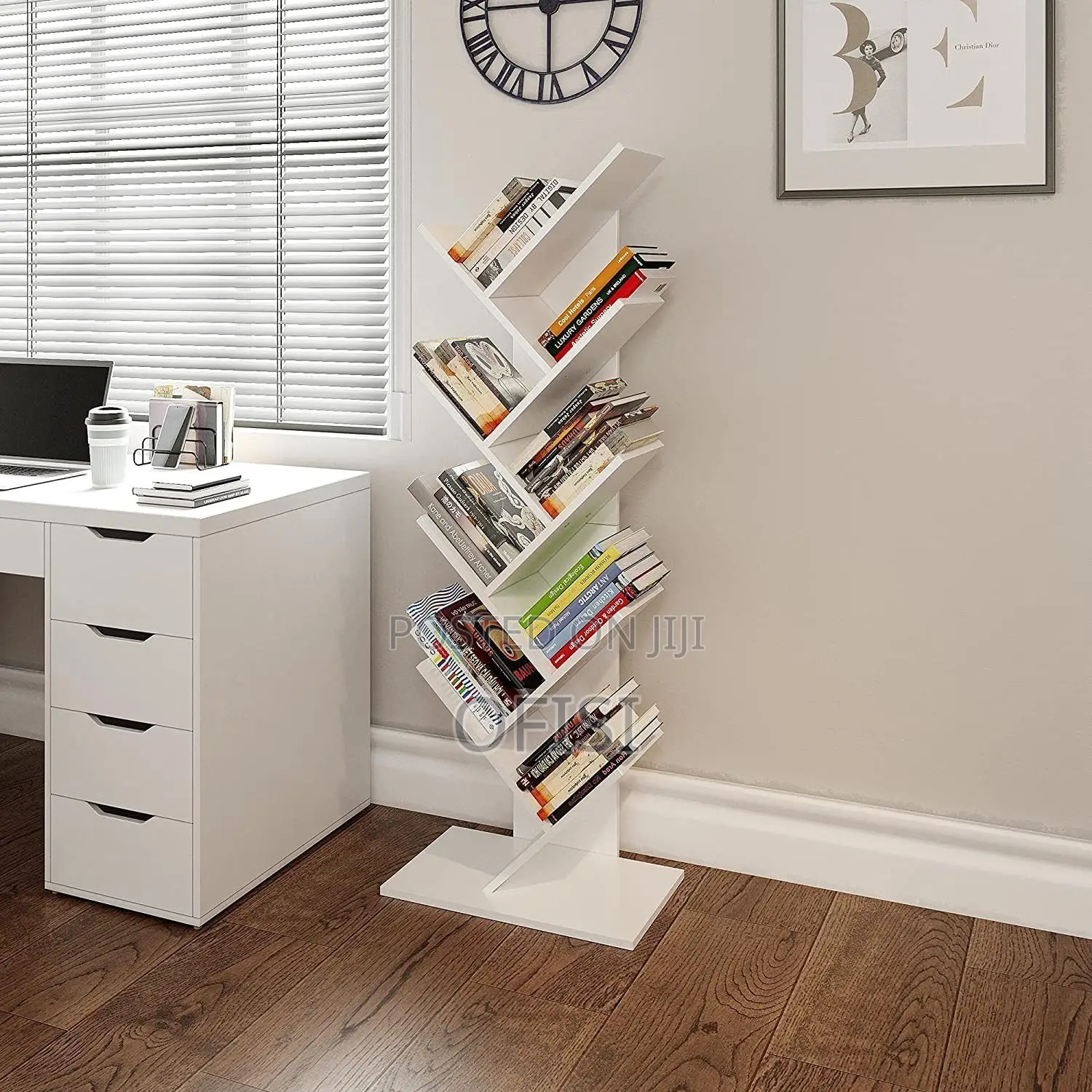 Bookshelf; 8 Tier Home Office Tree Bookshelf