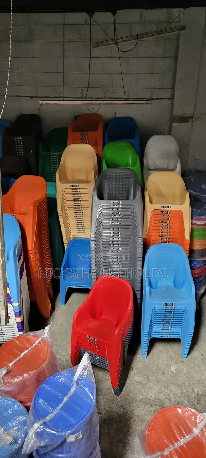 Rok Plastic Chairs, Multiple Colours Plastic Chairs