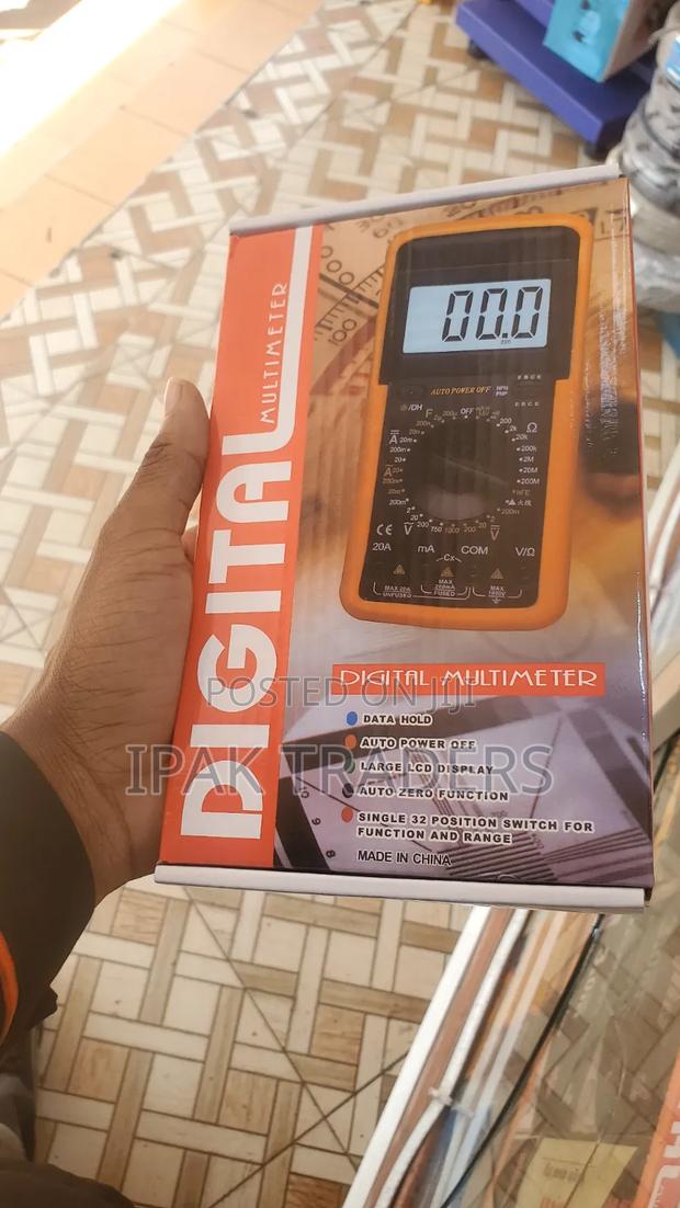 Digital Multimeter LCD Display Handheld Digital Multimeter Ac/Dc