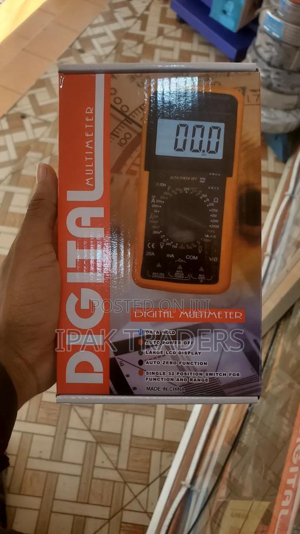 Digital Multimeter LCD Display Handheld Digital Multimeter Ac/Dc - thumbnail 2