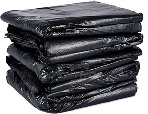 30litres - 50pcs Heavy Duty Black Bags Strong Refuse Bags