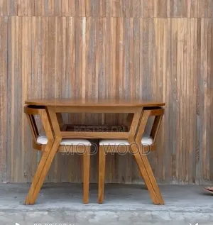 Modern Solid Wood 2 Seater Compact Dining Set