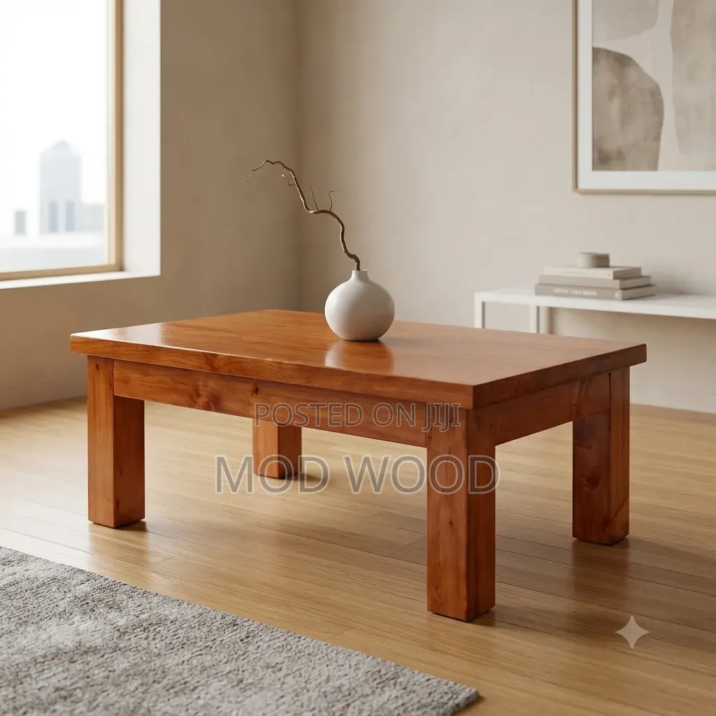 Contemporary Solid Wood Living Room Coffee Table