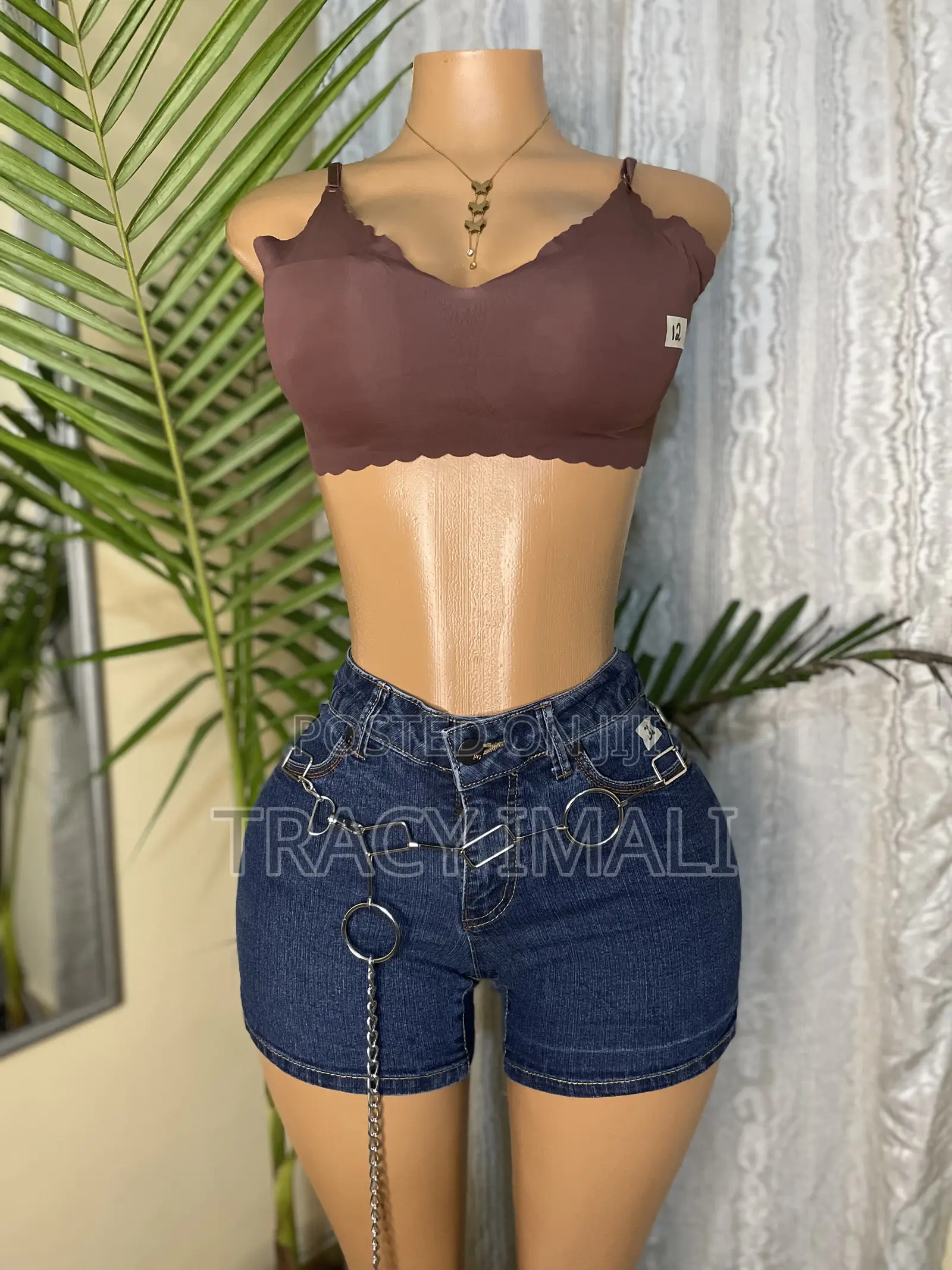 Denimshort With Sport Bra