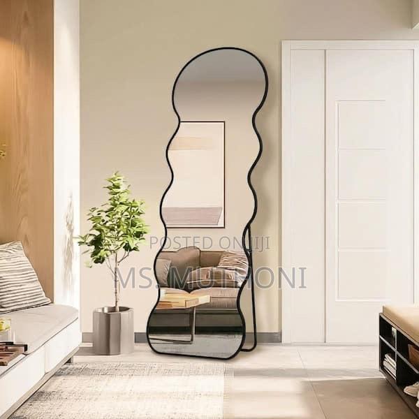 40*150 Unbreakable Curvy Floor Standing Mirror - thumbnail 2