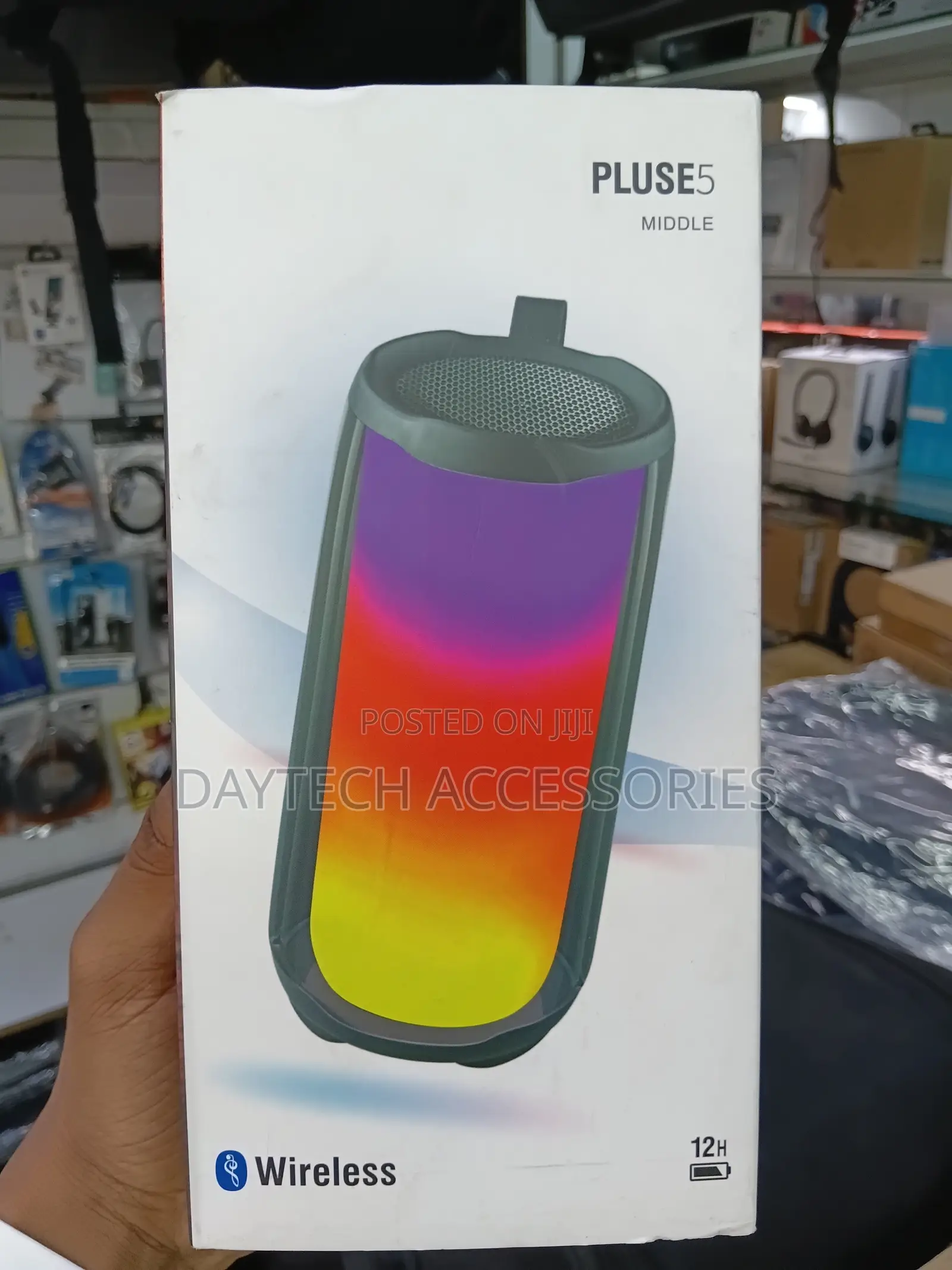 Pluse5 Portable Wireless Bluetooth Speaker With RGB Lighting