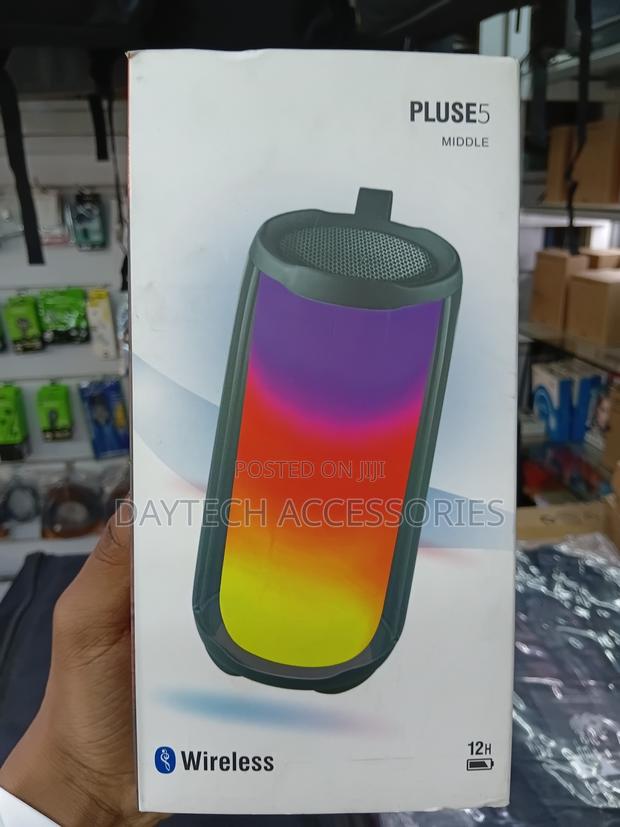 This Is a Pluse 5 Wireless Speaker With Colorful RGB Light Display.
