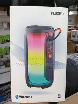 This Is a Pluse6+ Portable Bluetooth Speaker Full-Screen RGB Lighting.