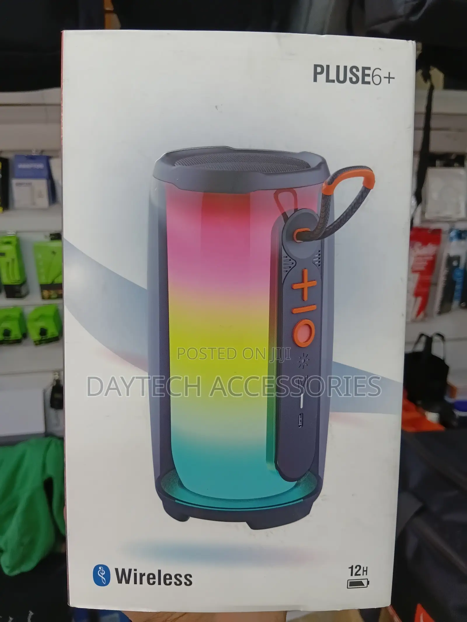 Pluse6+ Bluetooth Speaker With RGB Light