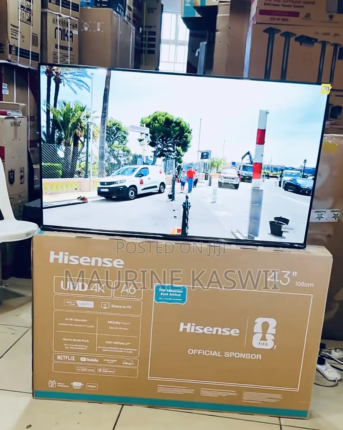 Hisense 43”A6q Uhd A6 Series Tv-2026 Unit