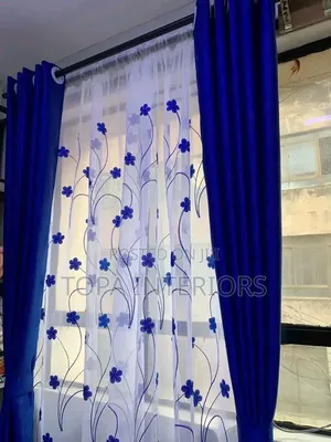 Royal Blue Curtains for Doors and Windows
