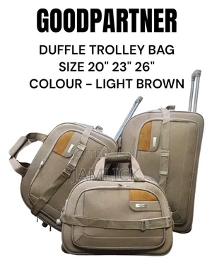 3pcs Duffle Trolley Suitcase Set