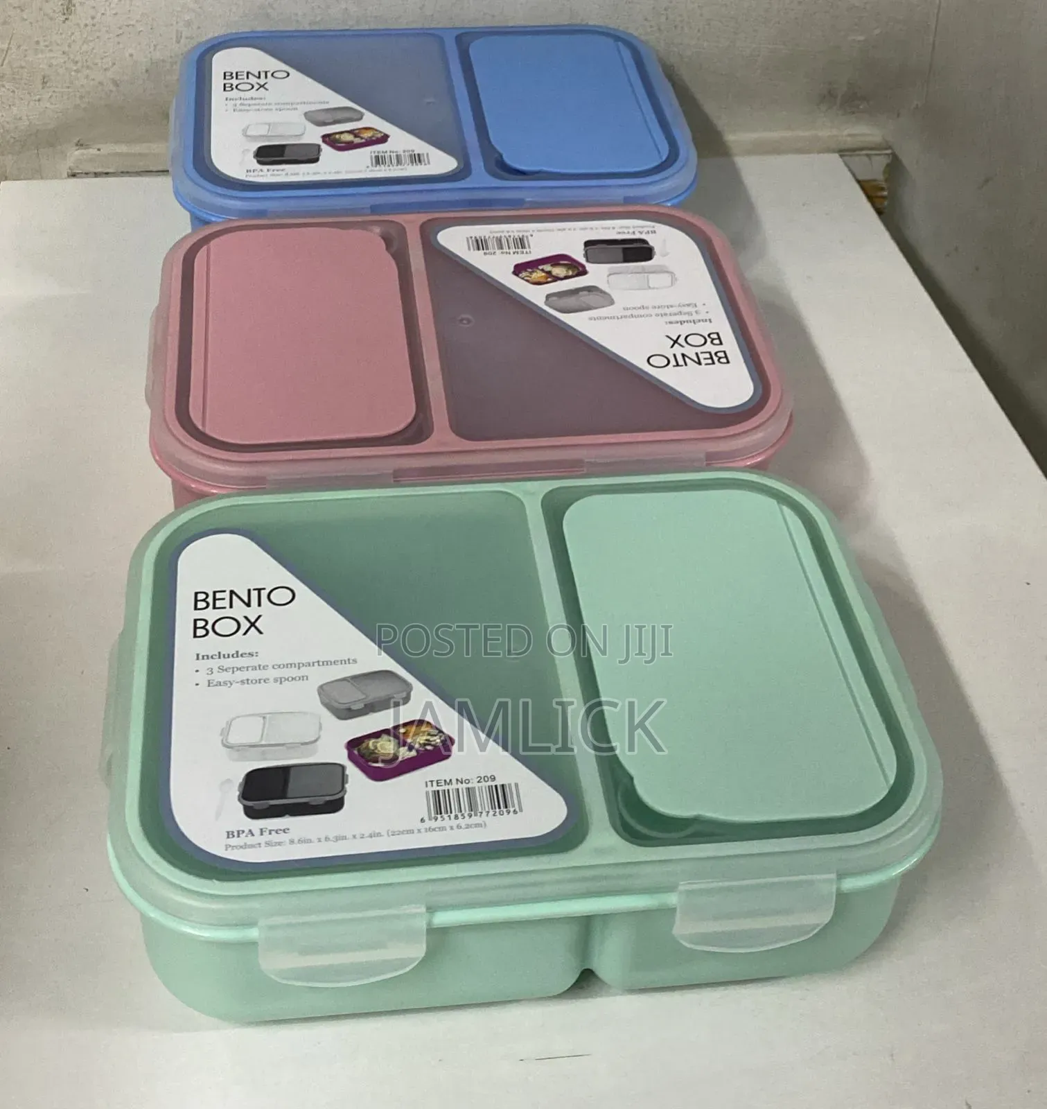 Silicone 2-Compartment Bento Lunch Box With Spoon –Hk