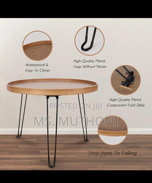 Portable Foldable Round Table (41 Cm )