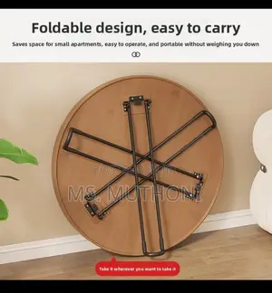 Portable Foldable Round Table (41 Cm )